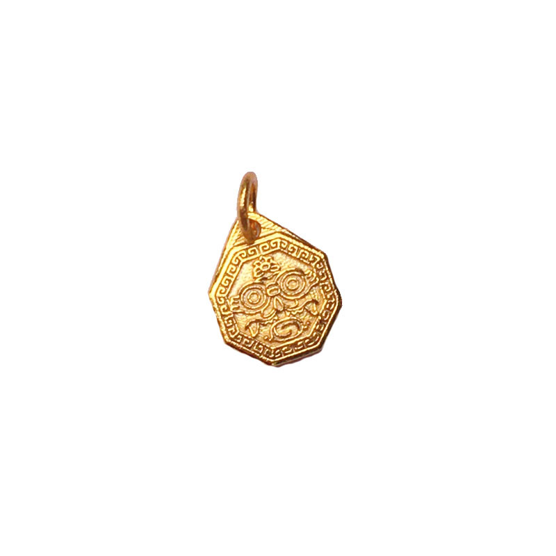 DIY Accessories s925 Silver Gold Plated Small Drop Necklace Pendant Bracelet Pendant Bracelet Beads Beads Jewelry Material