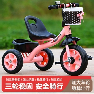 遛娃可坐带推把儿童车夏天出行伞婴儿小推车夏季三轮车简易便