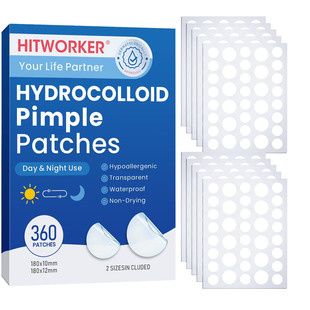 Cross-Border Exclusive Supply of Full English Version of Hydrocolloid Acne Patch, Light and Breathable 360Pcs Acne Patch