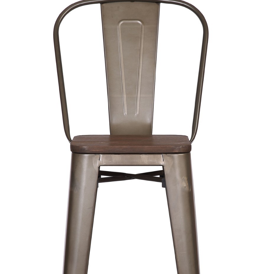 Taburete alto de hierro forjado - Para bar, restaurante y hogar - Estilo industrial - Fabricado en metal - Suministro directo de fábrica image 25