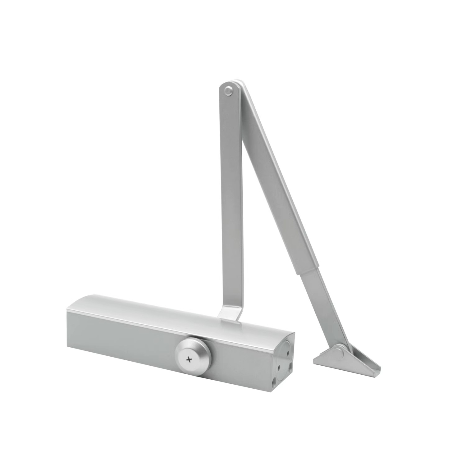 Cerrador de puerta cuadrado amortiguador hidráulico cerrador de puerta automático doméstico cerrador de puerta corredera de resorte silencioso image 7