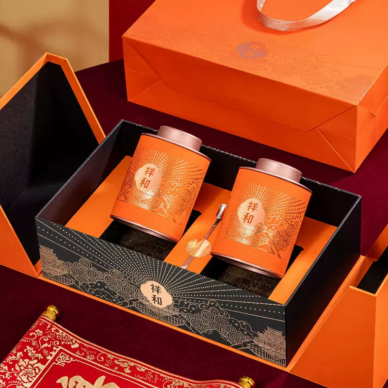 高档茶叶包装空礼盒红茶绿茶肉桂大红袍单枞小种通用空礼盒