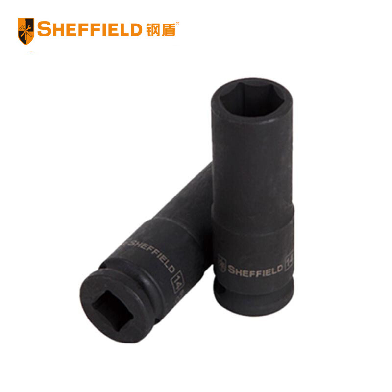 钢盾(SHEFFIELD)S123310-S123332  1/2''系列六角风动长套筒