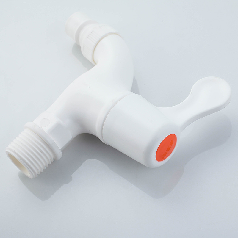 Plastic faucet four-point quick opening washing machine mop pool single cold water spout outdoor wholesale