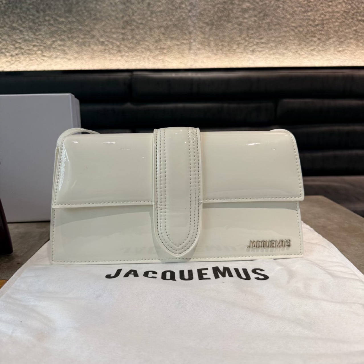 Jacquemus New Women's Bag Niche Design Underarm Bag Flip High-End Satchel Shoulder Crossbody Small Square Bag