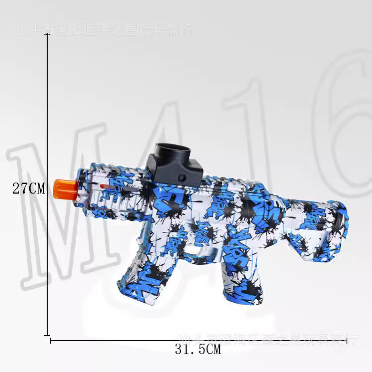 Acceso transfronterizo MP5 eléctrico AK47 pistolas de graffiti para niños y niñas modelo de seguridad de juguetes al aire libre image 18