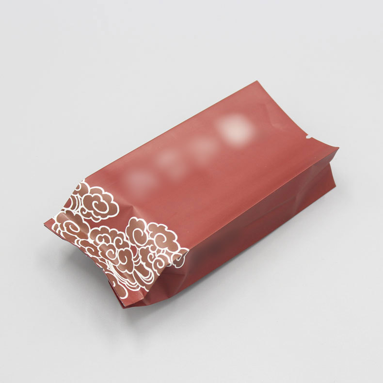 厂家生产茶叶包装袋铝箔塑料袋定制中封风琴袋定制加印logo可混批