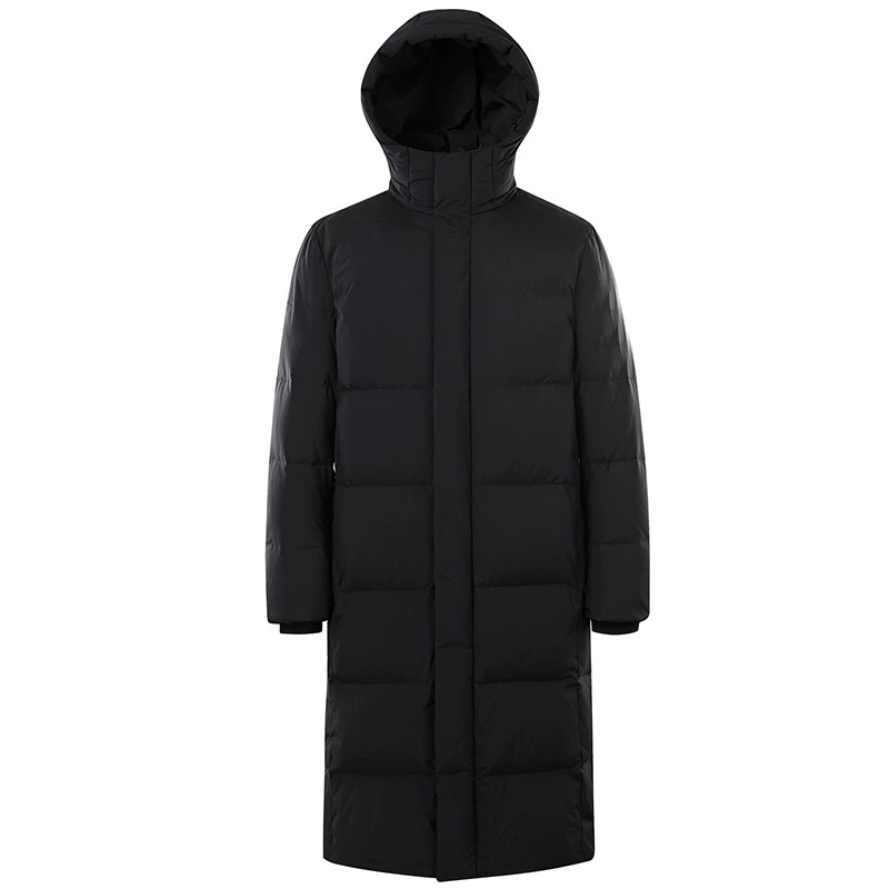 Пара длинных пуховиков мужской ветрозащитный средний длинный теплый комбинезон