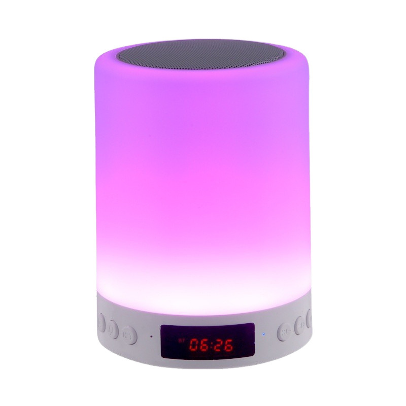 Creative night light for bed, rechargeable smart table lamp charging, speakers, bluetooth