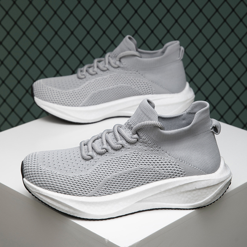 Zapatillas de Correr Tipo Calcetín Tejidas de Malla Tejida y EVA Ligero para Deportes y Ocio image 8