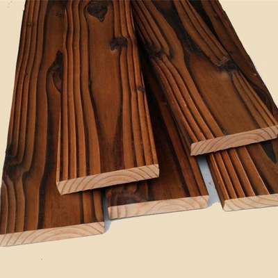 碳化木实木地板户外碳化防腐木露台材葡萄架阳台碳化木板室外木条|ms