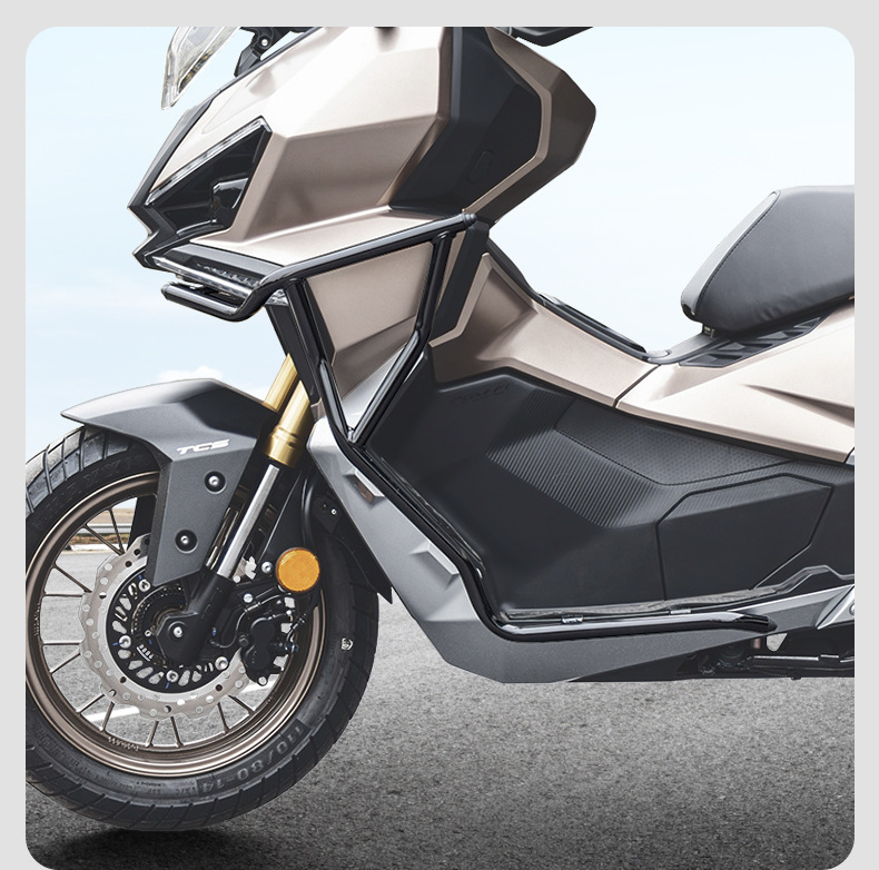 Suitable for Xin Da Zhou Honda Ns150Xc Bumper Exhaust Bar Anti-Fall Bar Water Tank Cover Exhaust Cover Modification Accessories