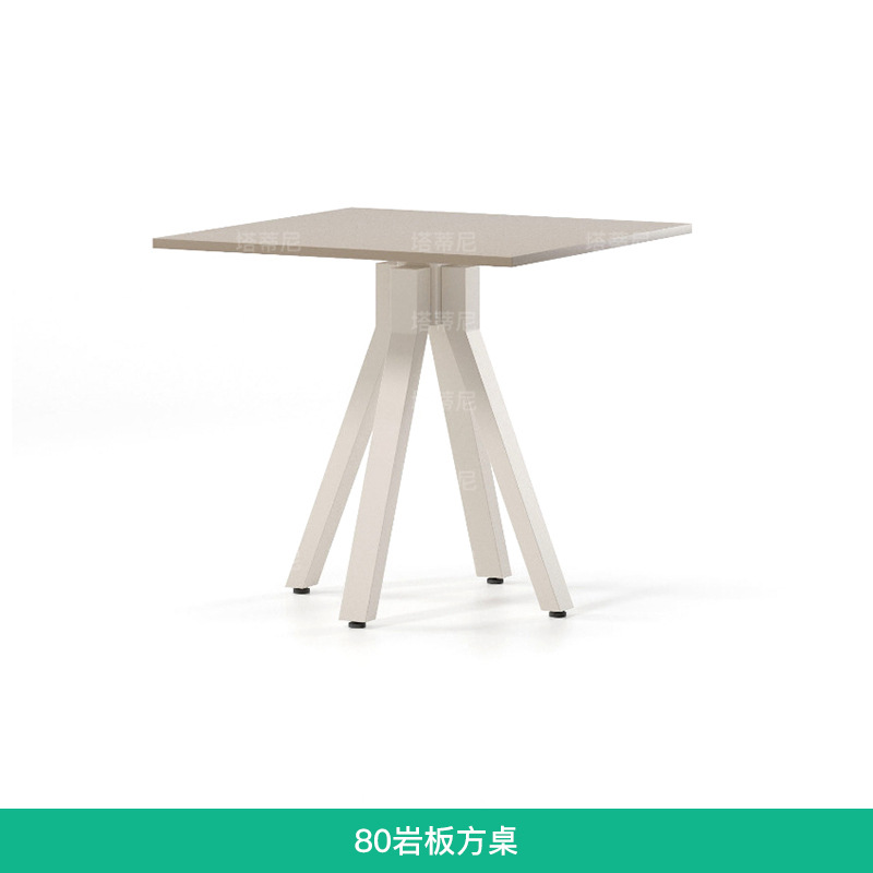 Silla de ratán al aire libre mesa de comedor y silla ratán nórdico impermeable mesa larga al aire libre jardín patio terraza balcón departamento de ventas Villa image 7
