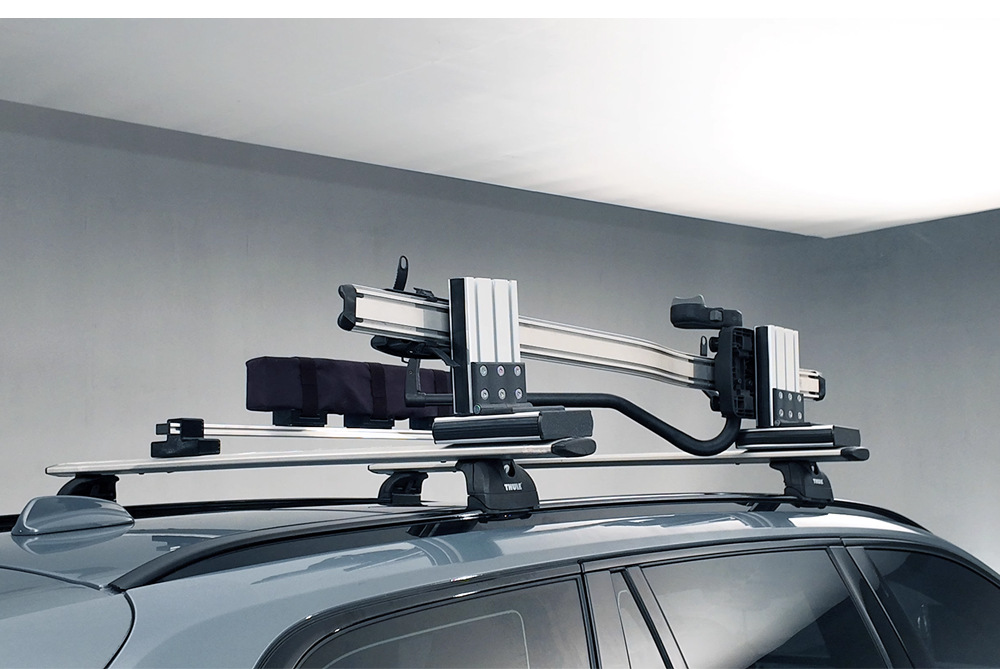 KW pro roof bike retractor roof road roof rack flat bracket flat bike rack