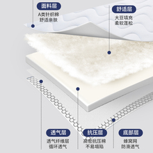 D9GH床垫租房加厚宿舍软垫家用垫褥卧室榻榻米垫学生单人垫被