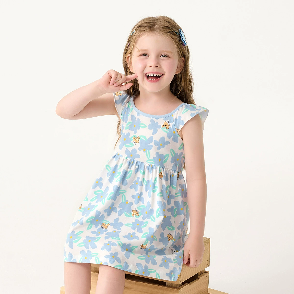 精典泰迪 Summer small princess costume, dress, skirt, flowered, western style