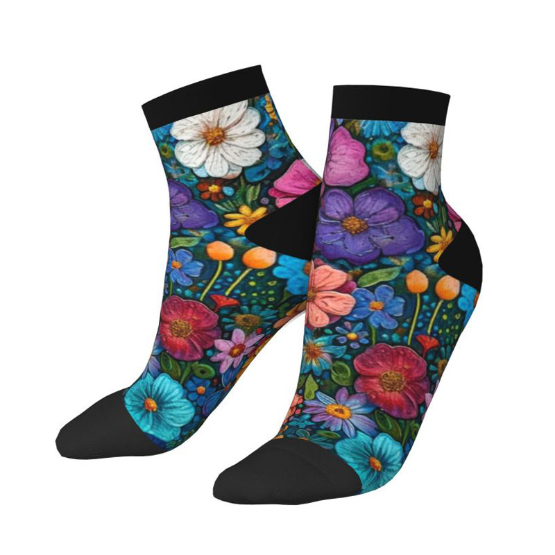 Cross-border men's summer socks, 3D digital print socks, women's spring-summer European and American trendy socks, thin 360-degree seamless Cross-border men's summer socks, 3D digital print socks, women's spring-summer European and American trendy socks, thin 360-degree seamless