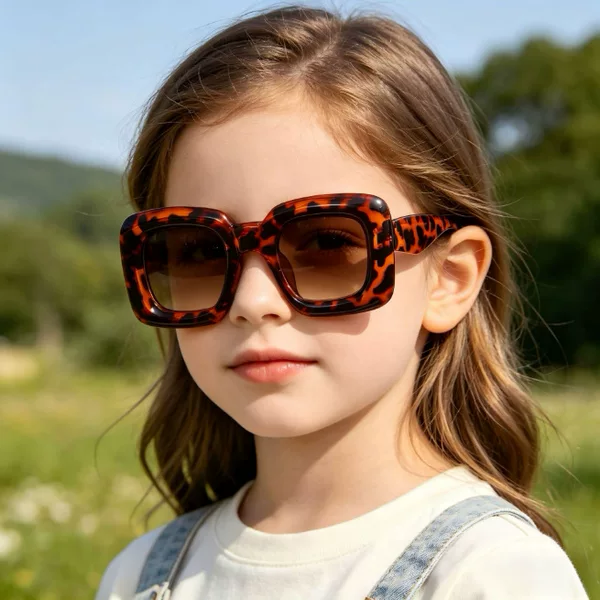 2026 new children's glasses bubble square sunglasses funny baby kids sunglasses cross-border