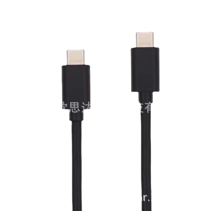 现货type-C 公转公USB3.1充电数据音视频全功能线1M