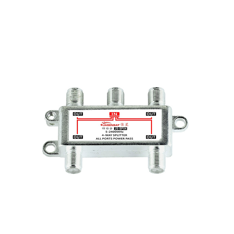 JASEN佳星 4功分 电视信号四功分器  四分配器JS-SP04