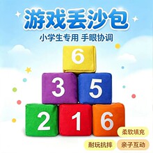 儿童数字丢沙包幼儿园小学生成人投掷专用沙包扔小沙袋体育课口袋