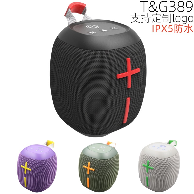 クロスボーダー TG389 Bluetooth スピーカー I ワイヤレスファブリックカードデスクトップ屋外サブウーファーポータブルミニオーディオ|undefined