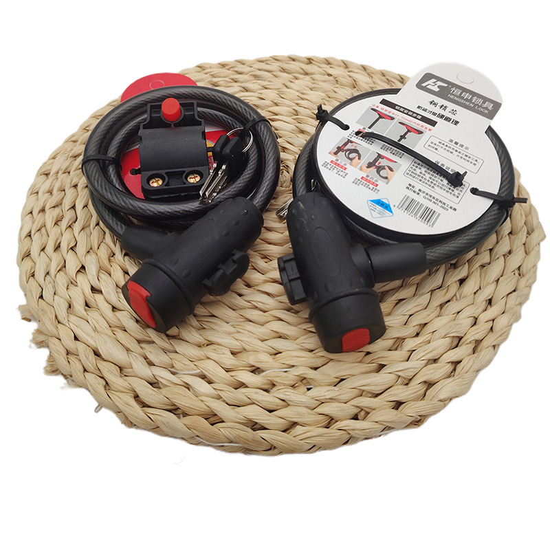 P1523 1210 cerradura de acero endurecido cerradura de bicicleta de montaña cerradura eléctrica cerradura universal en stock al por mayor