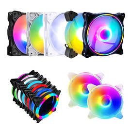 cpu cooling fan 12025台式电脑主机静音ARGB侧镜散热机箱风扇PWM