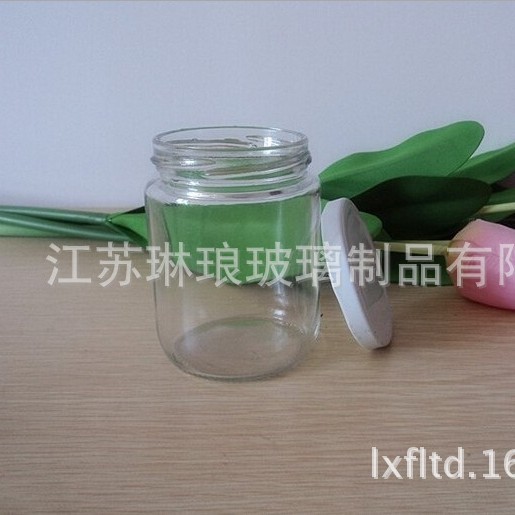 徐州低价批发240ml玻璃酱菜瓶罐头瓶240ml蜂蜜瓶耐高温玻璃组培瓶