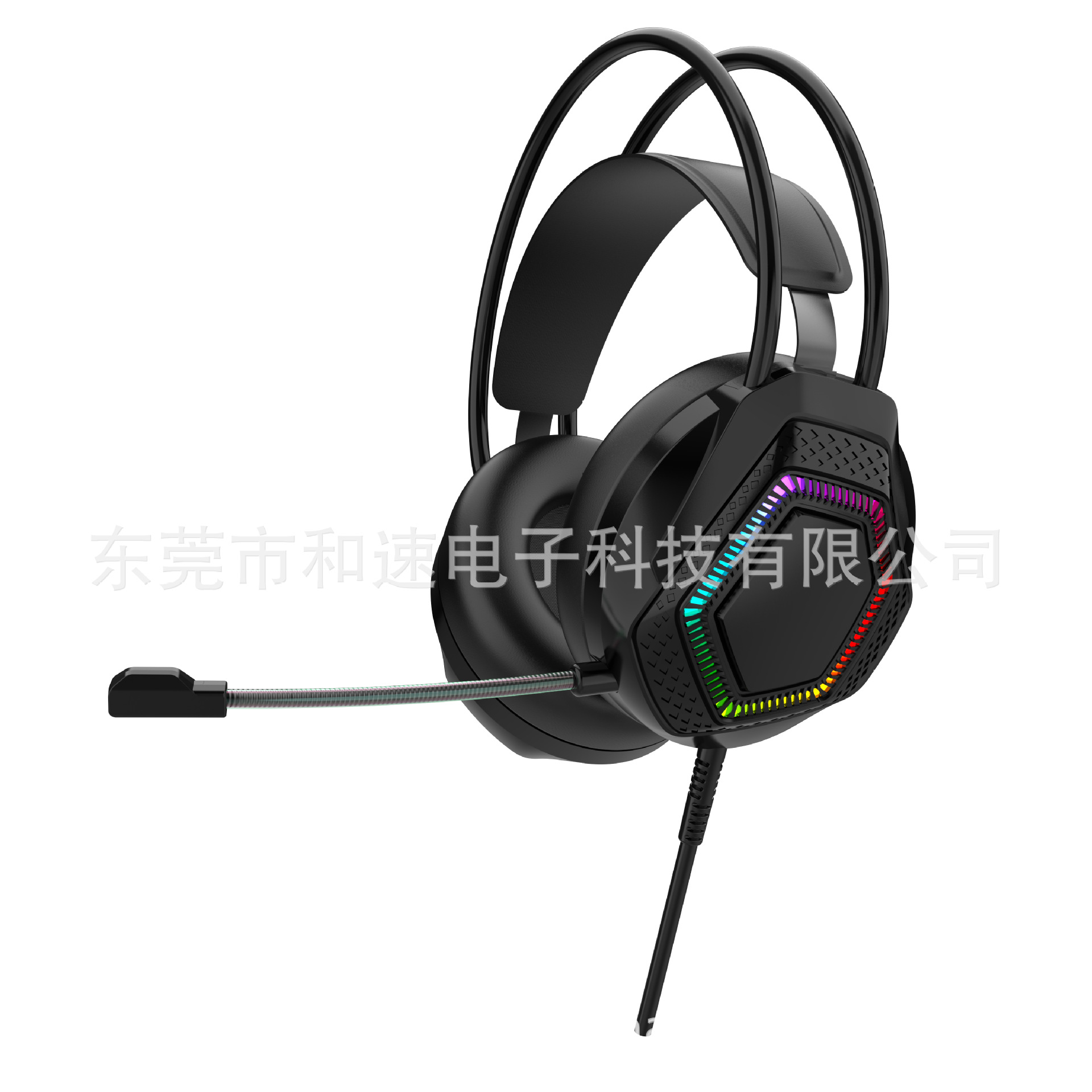 Auriculares e-sports tipo-c auriculares para teléfonos móviles con cable enseñanza niños USB auriculares para computadora al por mayor