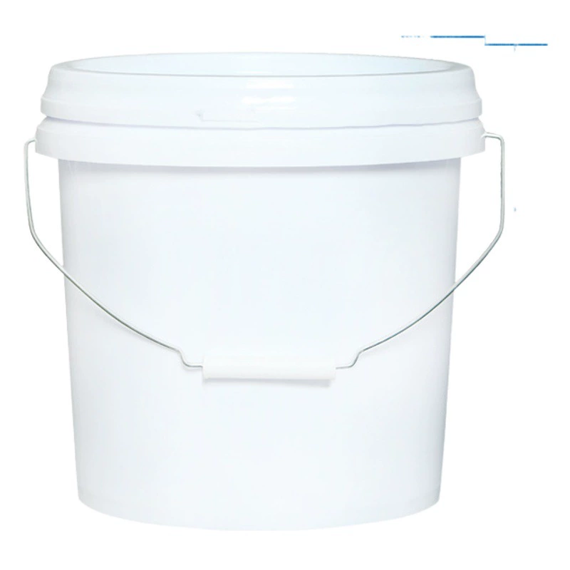 Оптовая Продажа с фабрики небольшие 10 литров с крышкой портативное круглое пластиковое ведро для краски ведро для химической краски ведро для упаковки пищевых продуктов