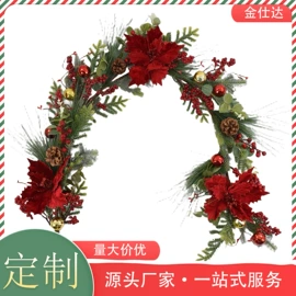 节庆用品;圣诞装饰品;仿真花