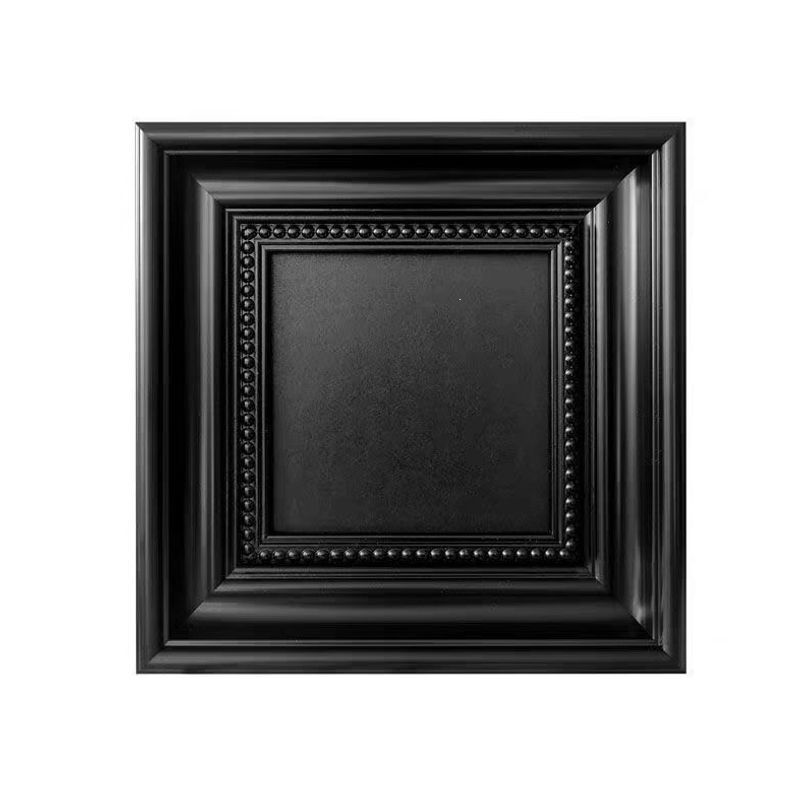 Retro Black Pearl Photo Frame with Magnetic Self-Adhesive Dual-Use No-Punch Decorative Frame for Home Photo Display