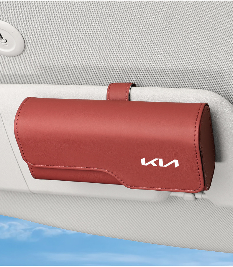 Suitable for Kia K3 Aopao Kx5 Sethus K5 Smart Runner Jiahua Kaisen Kx7 Car Glasses Clip Sun Visor Storage