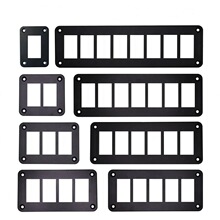 汽车改装船型翘板游艇面板开关面板组合板1/2/3/4/5/6/7/8 铝板