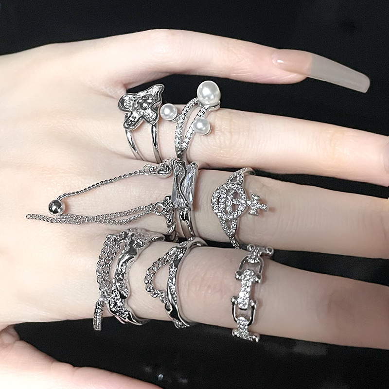 Fashion Geometric Copper Plating Open Ring 1 Piece