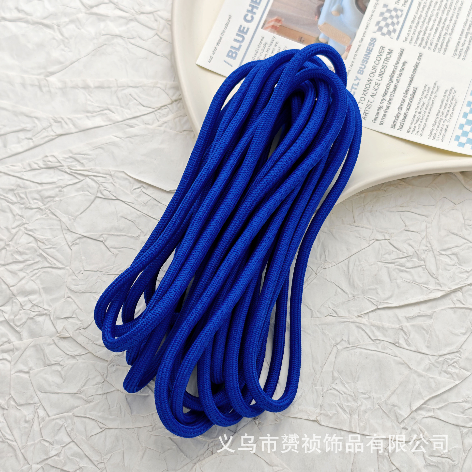 Cuerdas trenzadas de poliéster de color DIY accesorios accesorios de joyería hechos a mano cuerdas de cuentas de teléfono móvil llavero colgante paquete de material de cuerda