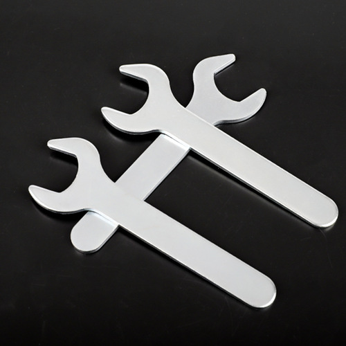 Manufacturer supplies single-end open-end wrench, stamped small wrench, cheap metal wrench, disposable single-end wrench