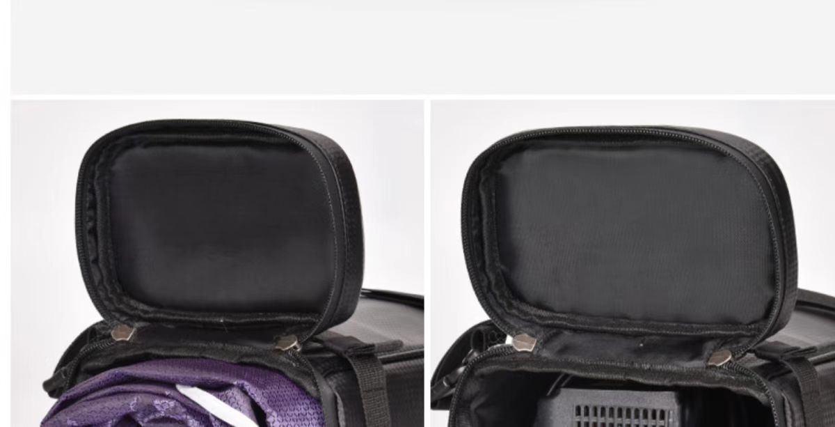 Suitable for Electric Vehicle Rear Seat Bag, Rear Tail Bag, Raincoat Charger Storage, Front Battery Vehicle Storage Bag