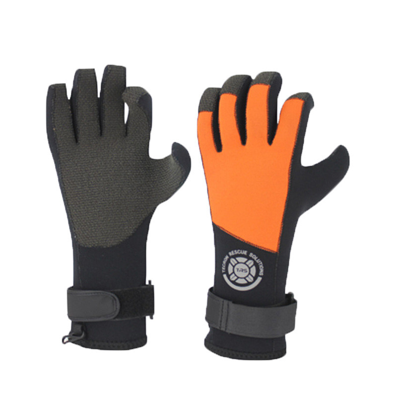 水域救援手套防护手套耐磨消防员救援装备水上应急手套防护装备