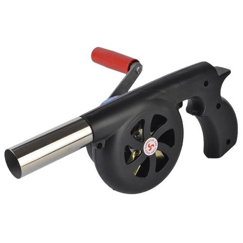 Cross-border outdoor hand cranked combustion blower manual barbecue picnic camping fire making tool hair dryer large