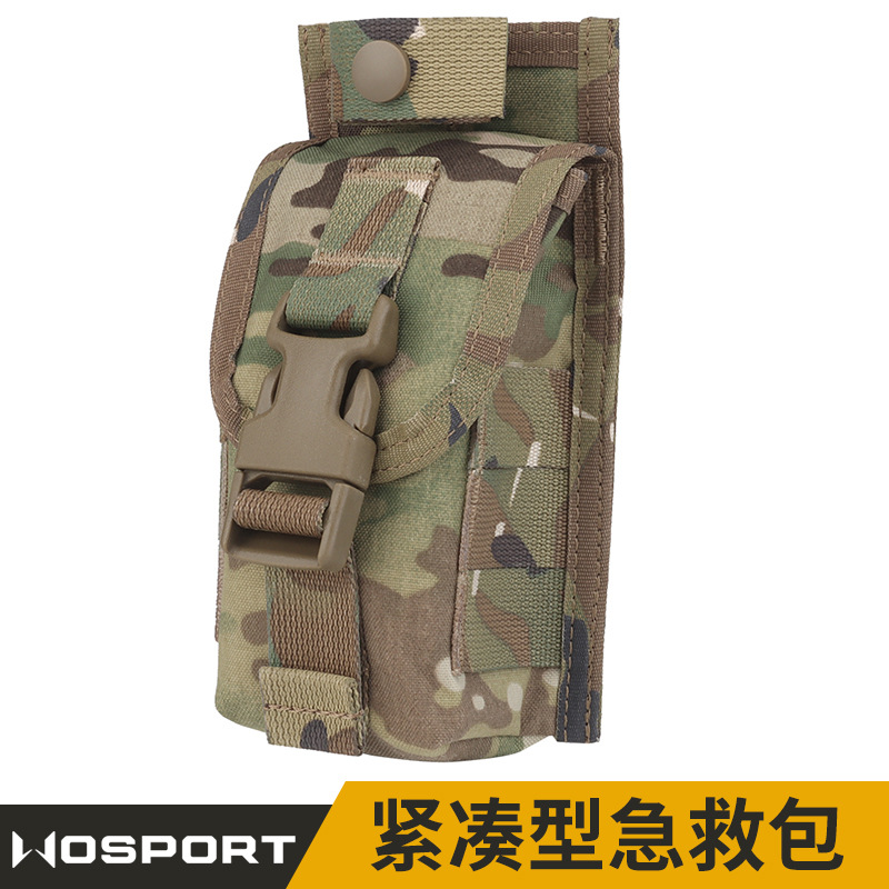 Wosport Compact Camouflage First Aid Kit Quick Pull Inner Belt Medical Kit Tactical Outdoor Tool Kit