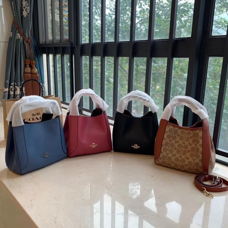 Coach C's New Women's Bag Classic Presbyopic Hadley Vegetable Basket Shoulder Tote Bag Crossbody Satchel Bucket Bag