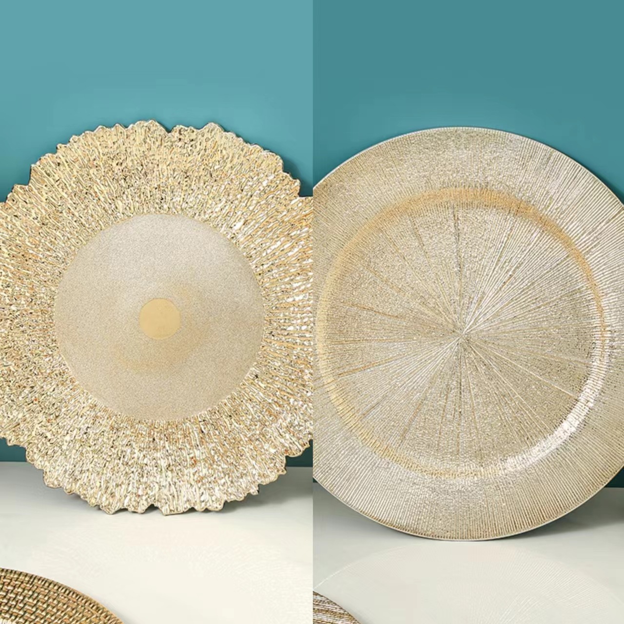 Platos de fruta retro europeos platos de carga platos de banquete de hotel de Oriente Medio platos de decoración comercio exterior al por mayor