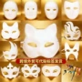 京剧儿童半脸手绘面具