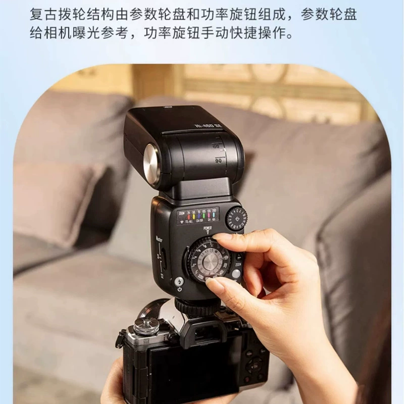 Накамерный вспышка Jinbei Hi460MAX для фотоаппарата micro-SLR with комбинированной тещей универсальная маленькая литиевая батарея TTL фотография