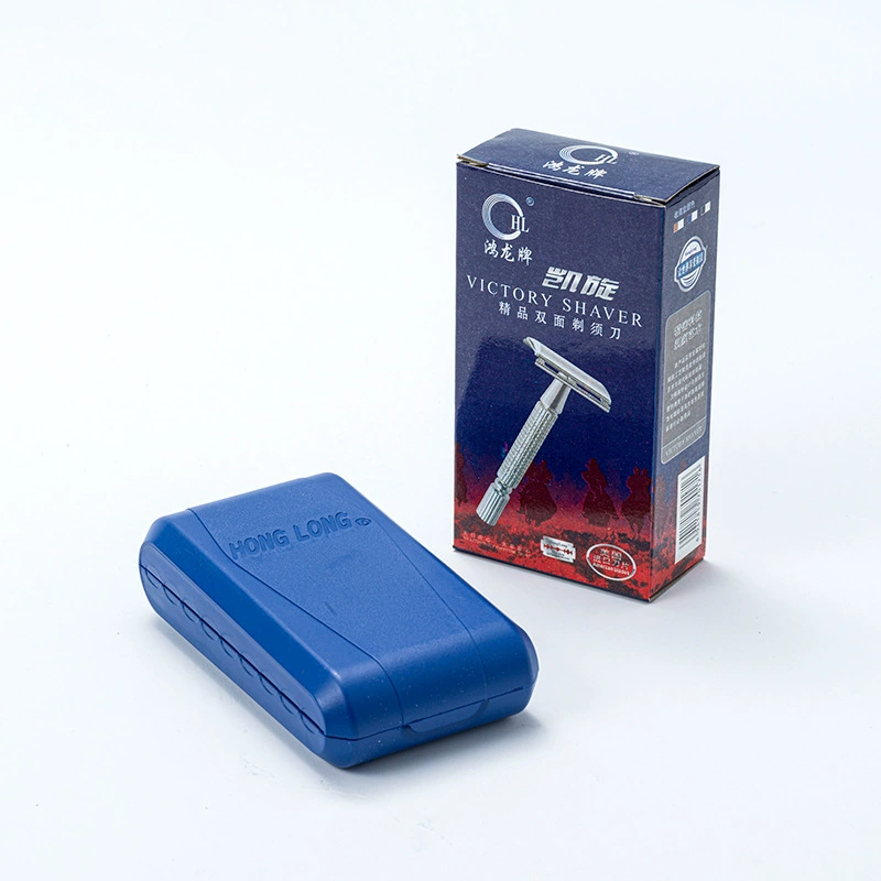 Оптовая продажа цельнометаллическая держатель для бритья для мужчин старый классический двухсторонний лезвие держатель для бритья ручной