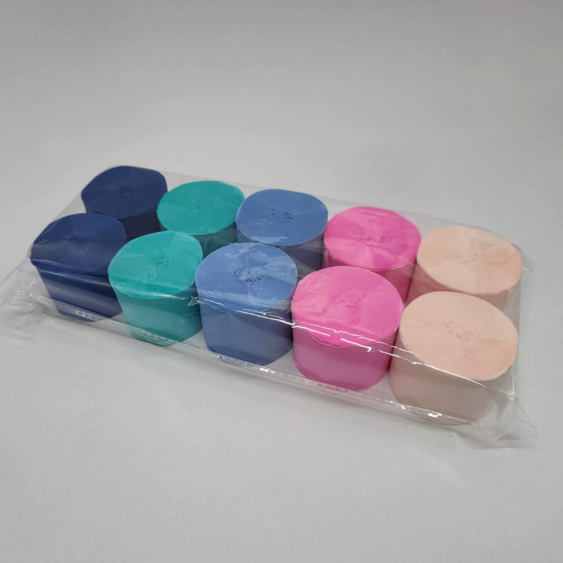 Лента Красочный рулон креповой бумаги Свадьба День Рождения Фон Настенная композиция Воздушный шар Латте Арт Рулон бумаги Лента Оптовая продажа