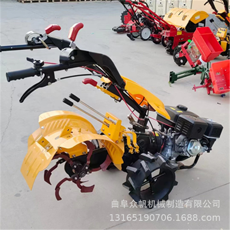 多功能四驱微耕机水田旱地旋耕机小型农用耕地机开沟培土机