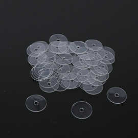 超薄透明珍珠隔片PVC塑料垫片珍珠手串手珠手工DIY水晶手链垫片